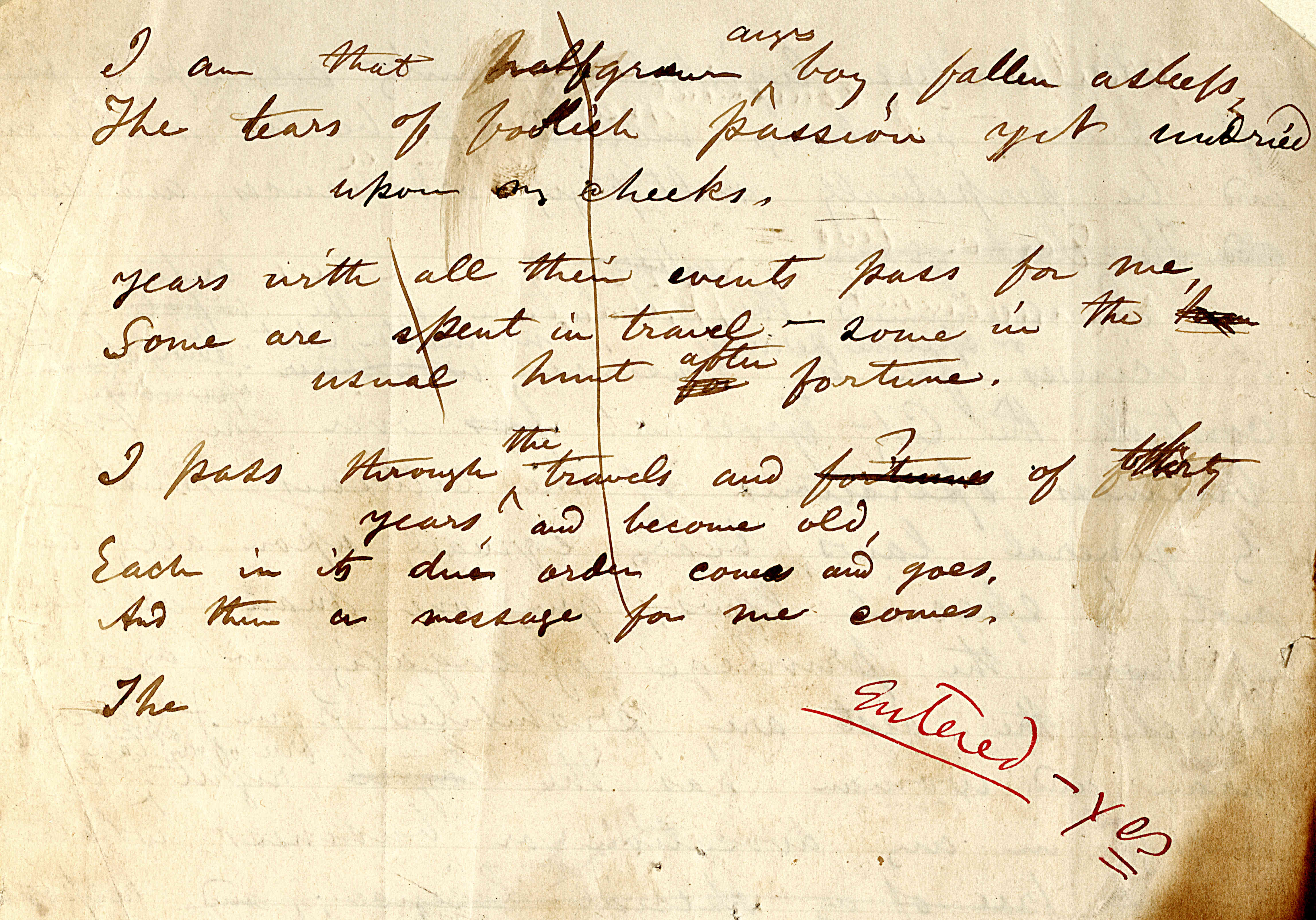 From "I am that halfgrown angry boy" (MS q 25), David M. Rubenstein Rare
Book & Manuscript Library, Duke University.
