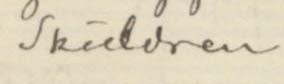 From autograph ms of , Collin 2869, 4°,
I.1.1, the Royal Library of Copenhagen